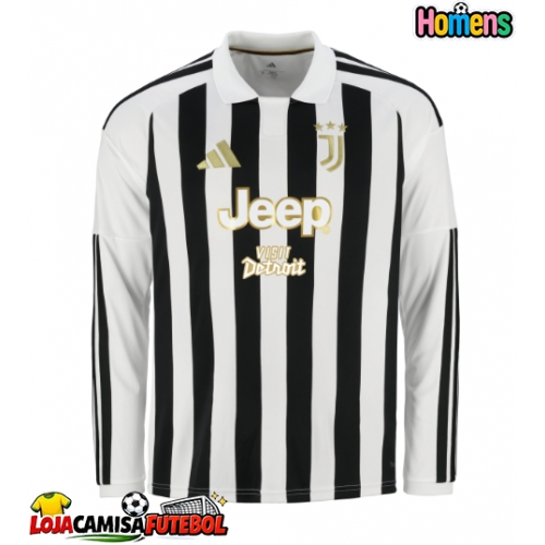 Camisa de Futebol Juventus Equipamento Principal 2026-27 Manga Comprida